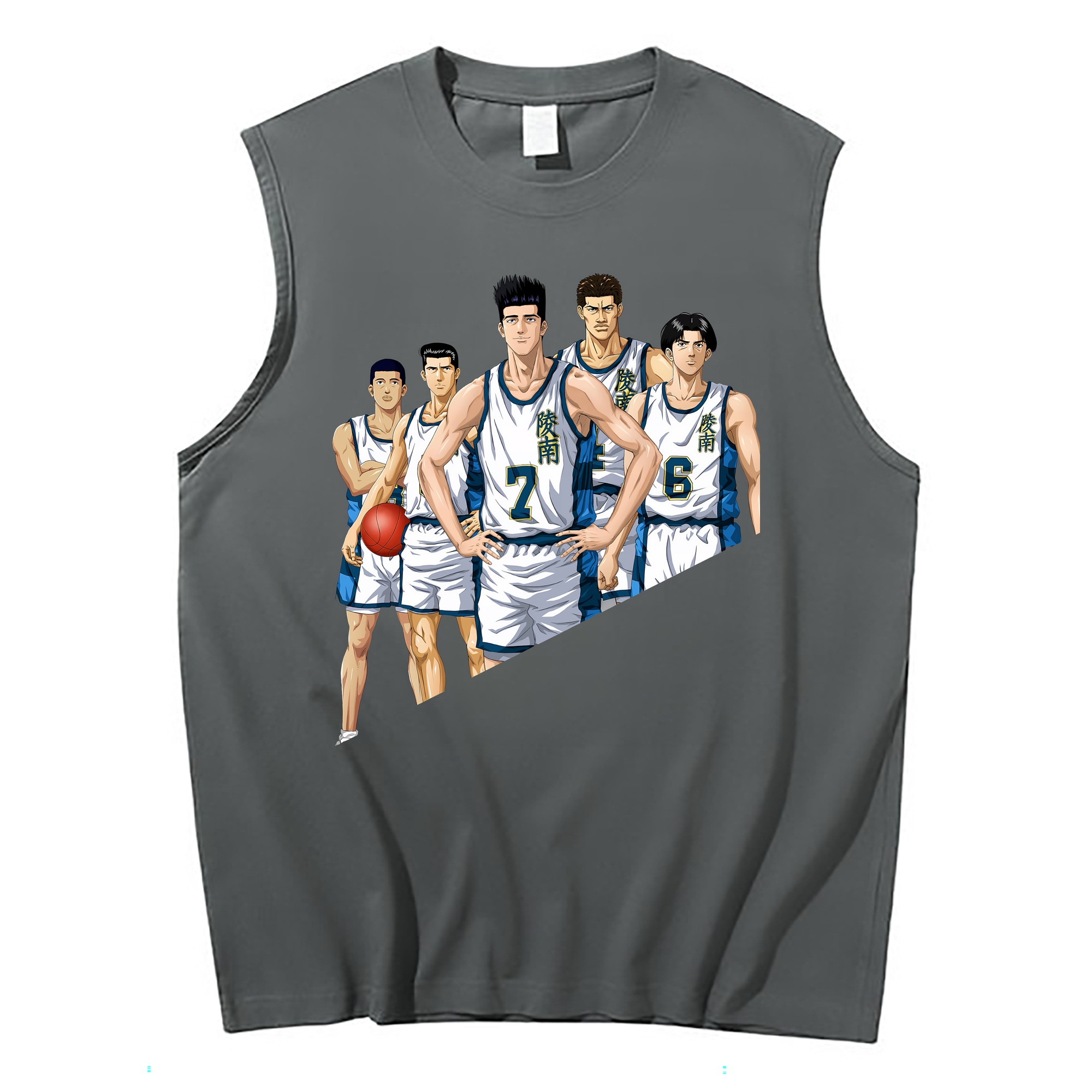 （画像用） SLAM DUNK／スラムダンク コットン100％タンクトップ（フロントプリント）